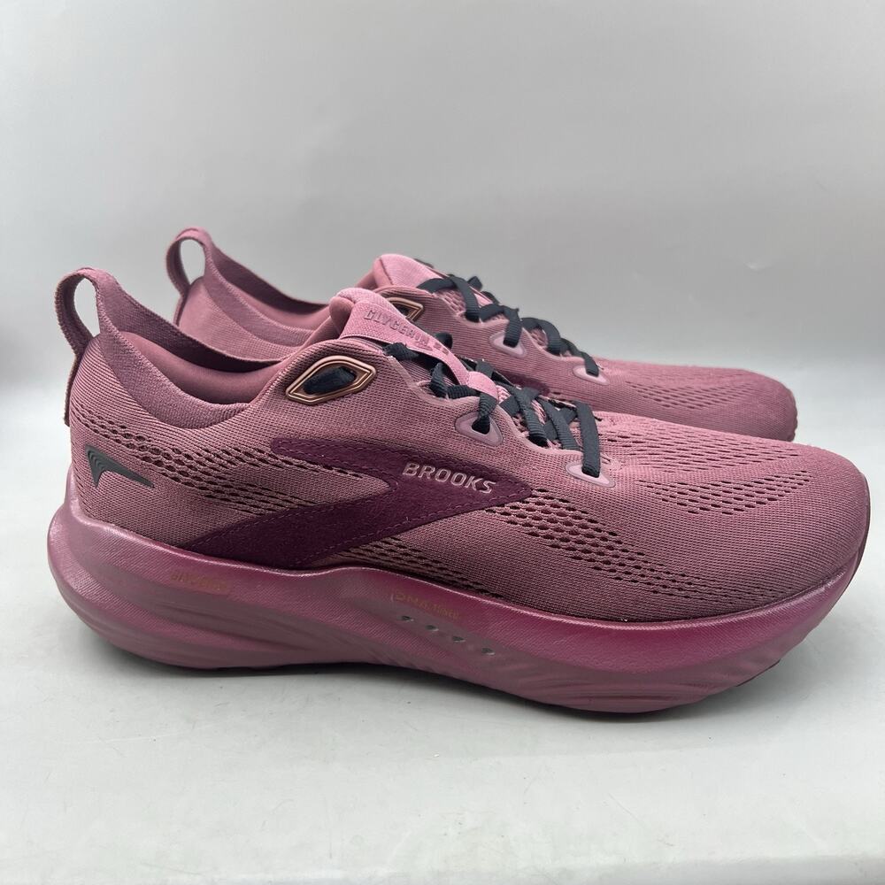Brooks Glycerin 22 Running Shoes Women Size 11 B Burgundy Comfort Low Sneakers